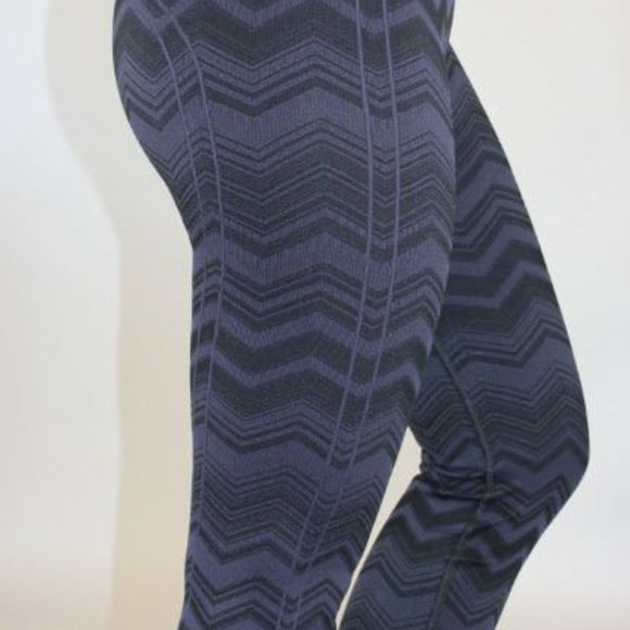 Lululemon Ebb To Street Pant Chevron Naval Blue 4 - Picture 3 of 8